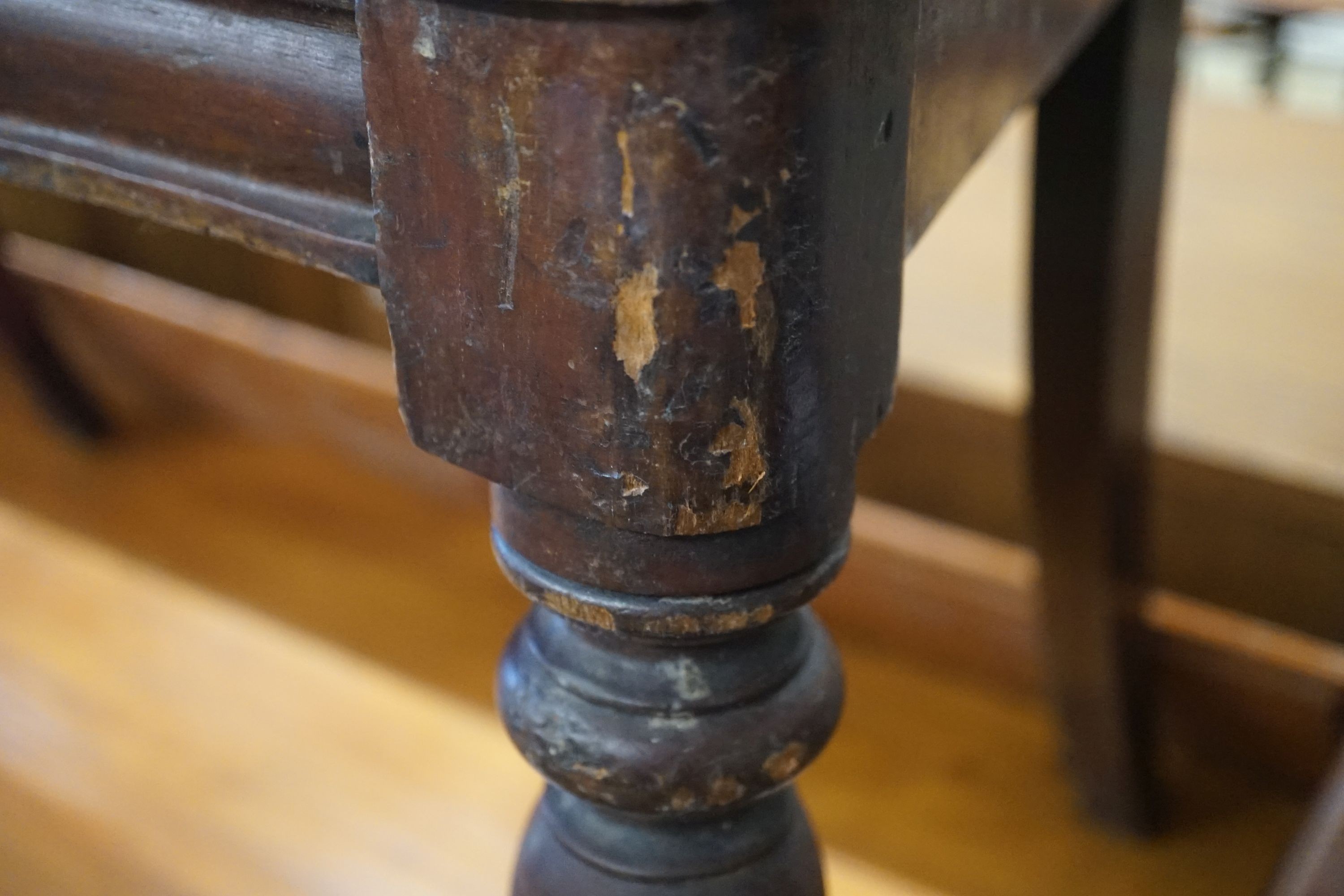 A pair of Victorian mahogany hall chairs